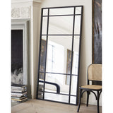 SPIRIT speil med jernramme - 204x102 cm - svart Nordal MIRRORS