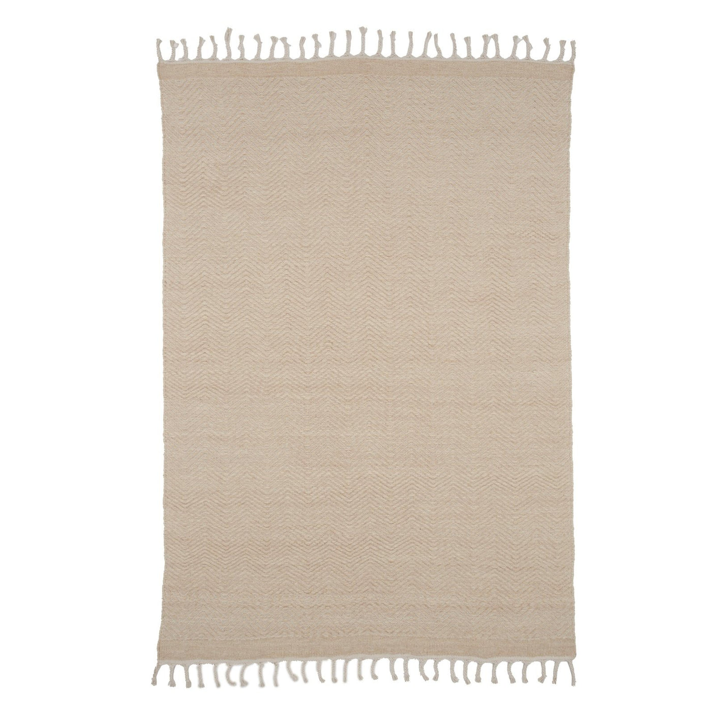 Teppe: Loke teppe 350x250 Beige / Hvit fra Venture Design - Bildenr: 1