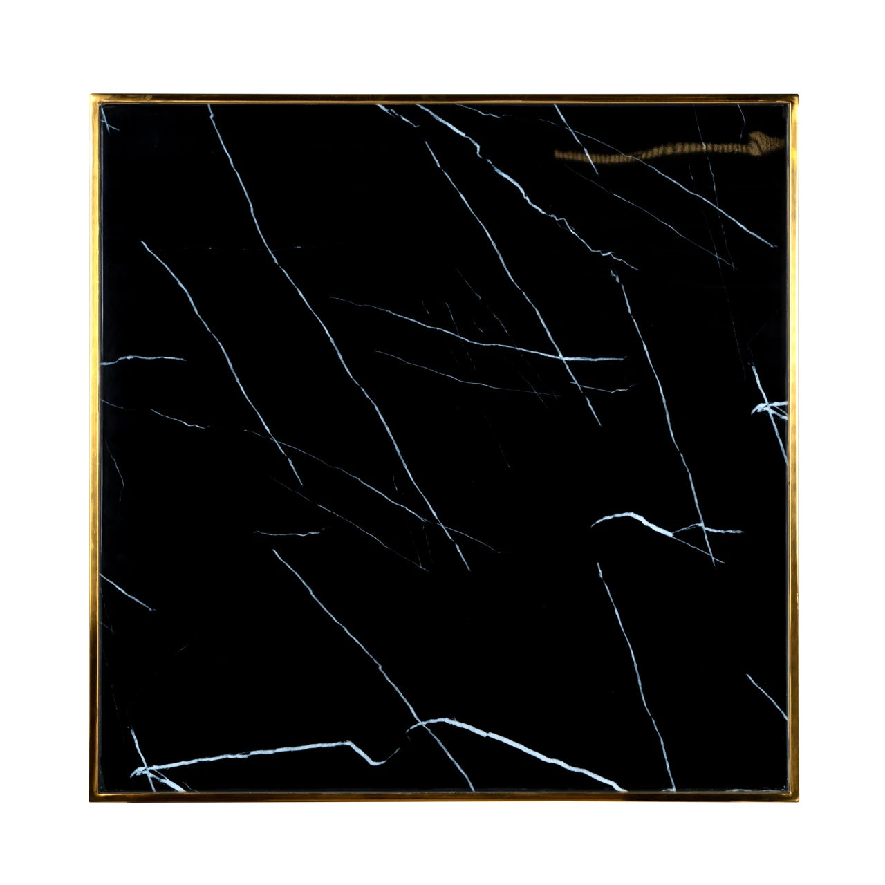 Bord til bistro Can Roca svart/gull 70x70 Richmond Interiors Bordlampe