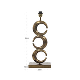 Bordlampe Amina antikk messing Richmond Interiors Bordlampe