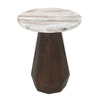 End table Oberoy Blush beige 45Ø Richmond Interiors Sidebord