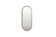 Speil Vintage brass oval 40cm x 120cm Homefactory 
