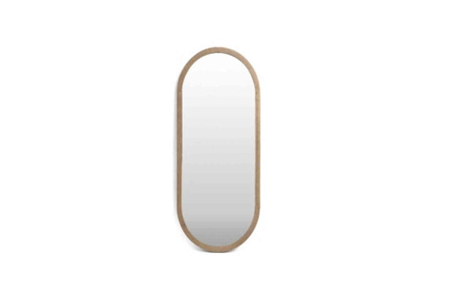 Speil Vintage brass oval 40cm x 120cm Homefactory 