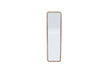 Speil Vintage brass square 31cm x 122cm Homefactory 