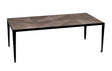 Coffe table matt black with Tile topp 60cm x 120cm H34cm Homefactory 