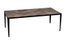 Coffe table matt black with Tile topp 60cm x 120cm H34cm Homefactory 