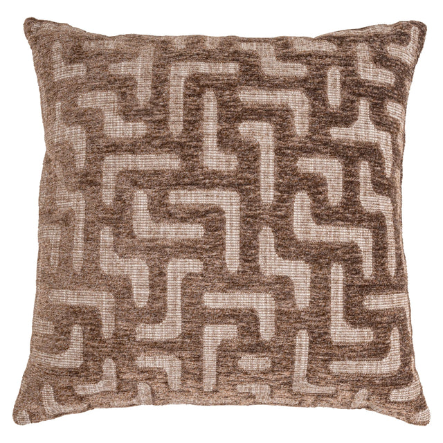 Pute Ivy brun labyrint Richmond Interiors Pute