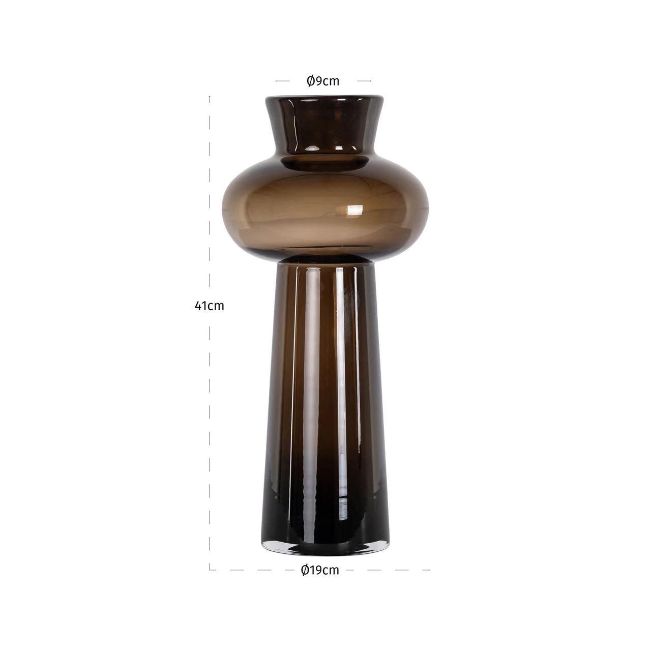 Vase Jamey brun stor Richmond Interiors Vase