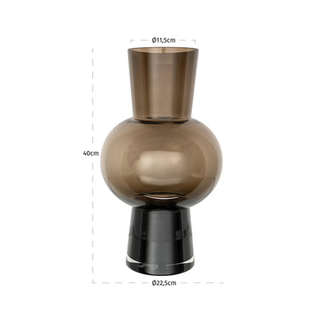 Vase Liora brun stor Richmond Interiors Vase