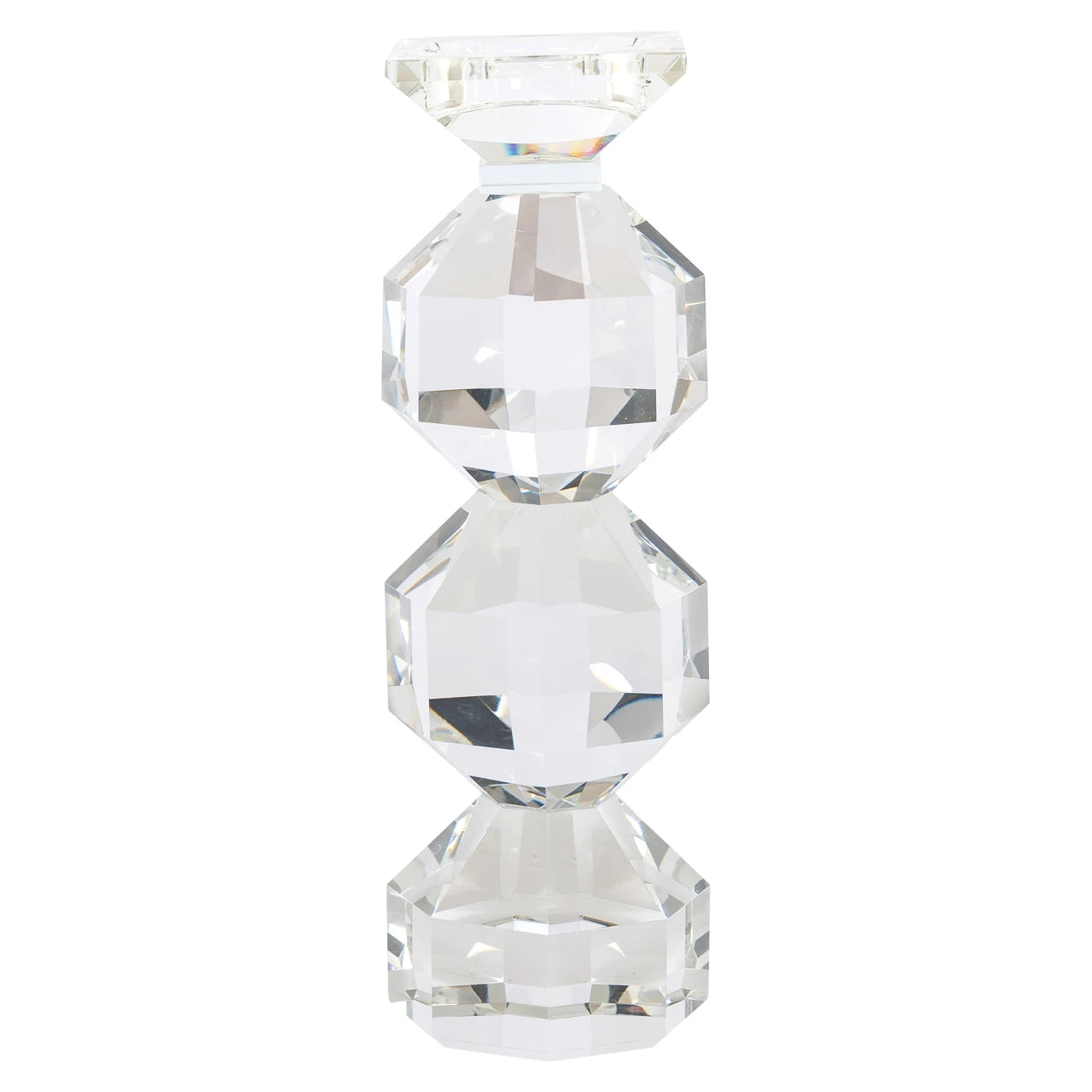 Candle holder Safia klar gjennomsiktig liten Richmond Interiors Lysestake