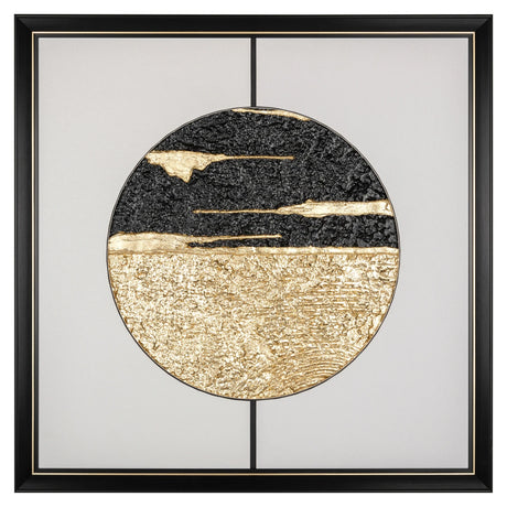 Veggkunst Moon svart/gull Richmond Interiors Bilde