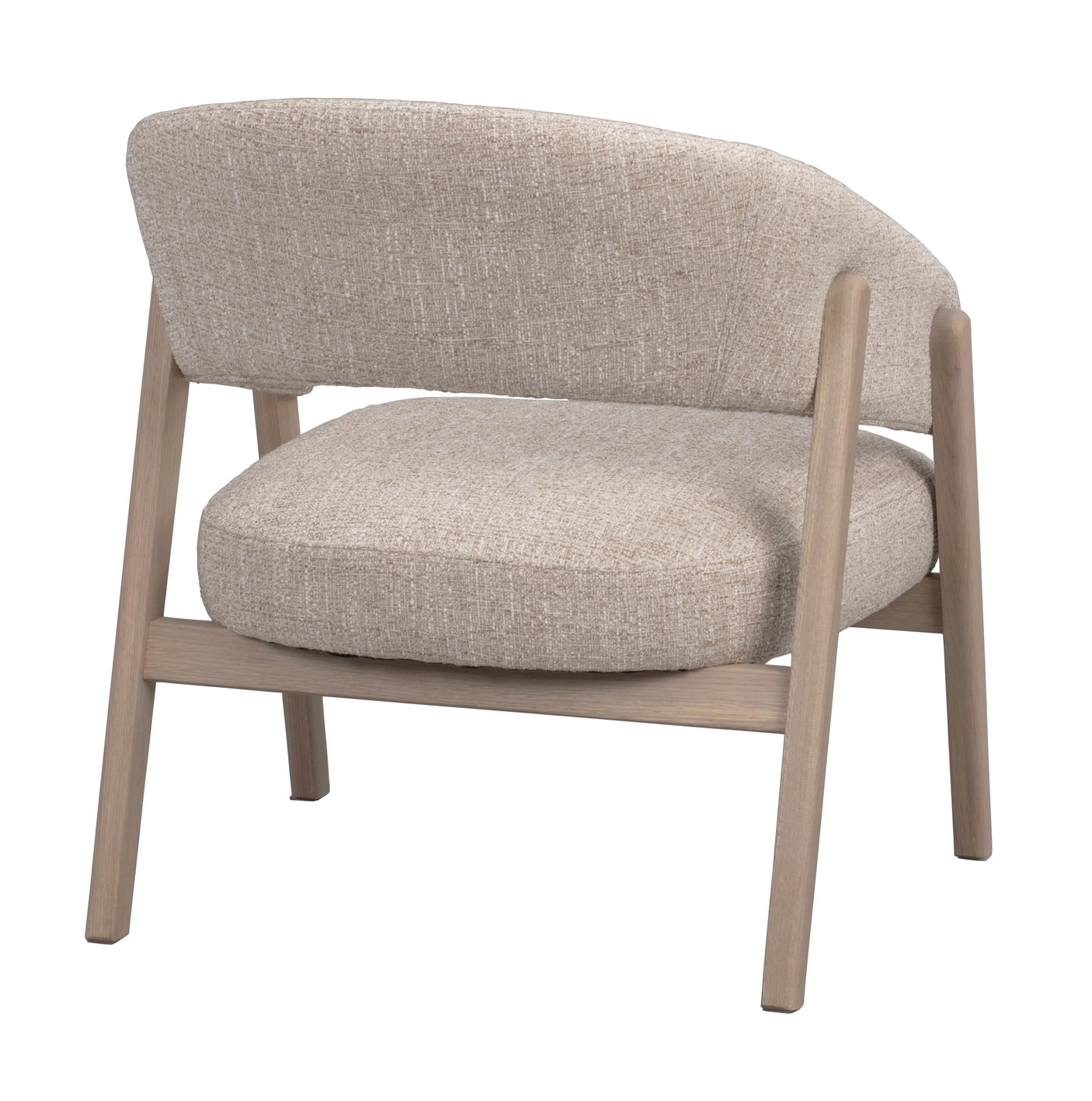Barnaby lenestol beige/whitewash Rowico Lenestol