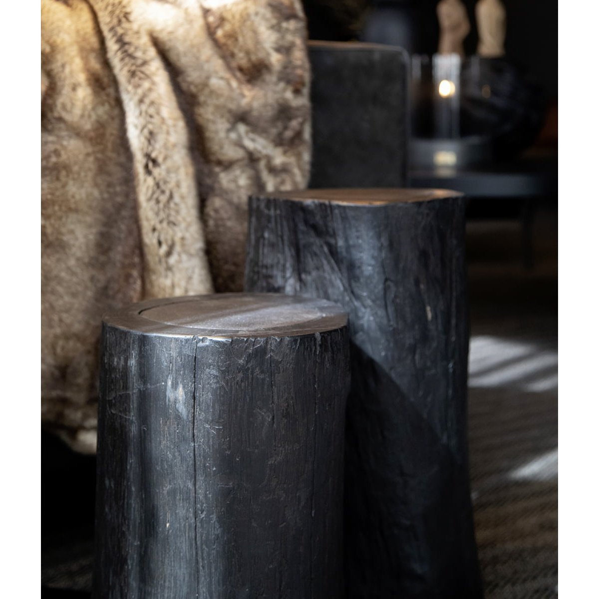 COLORADO LOG Sidebord Black - -Artwood -Nordstrand Møbler og Interiør