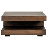 Bord i eik Oakura brun 90x90 Richmond Interiors Sofabord