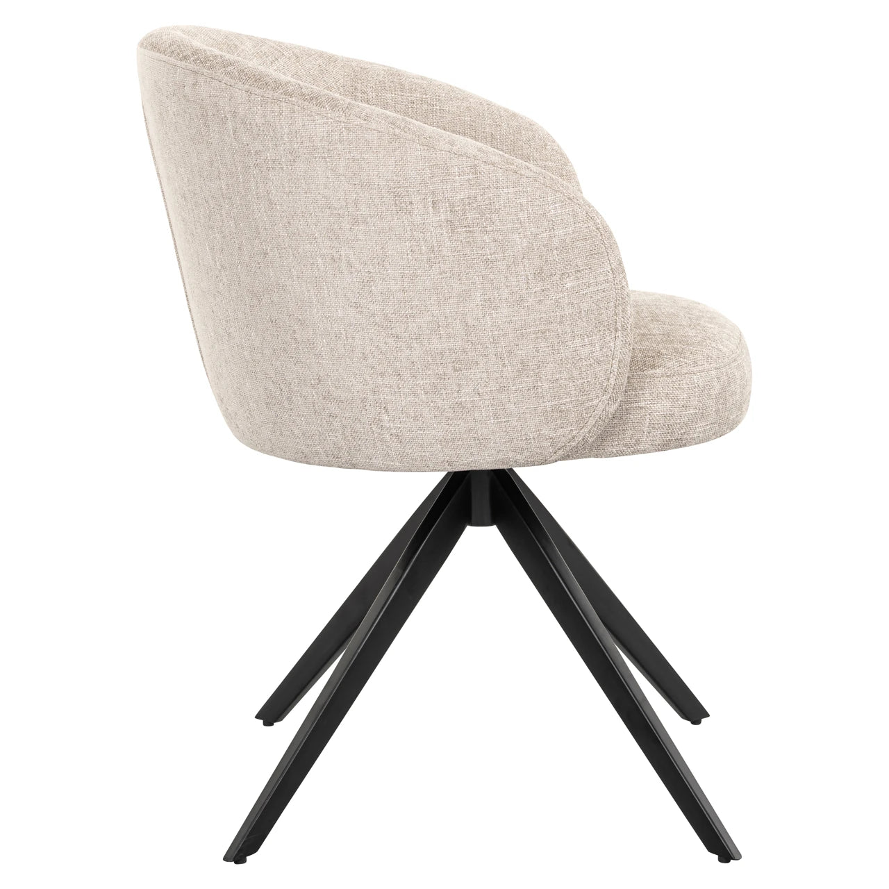 Spisestol Olivia natural miami swivel Richmond Interiors Spisestol