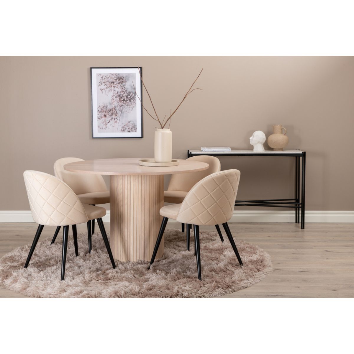 Velvet Dining Chair Venture Design Spisestol