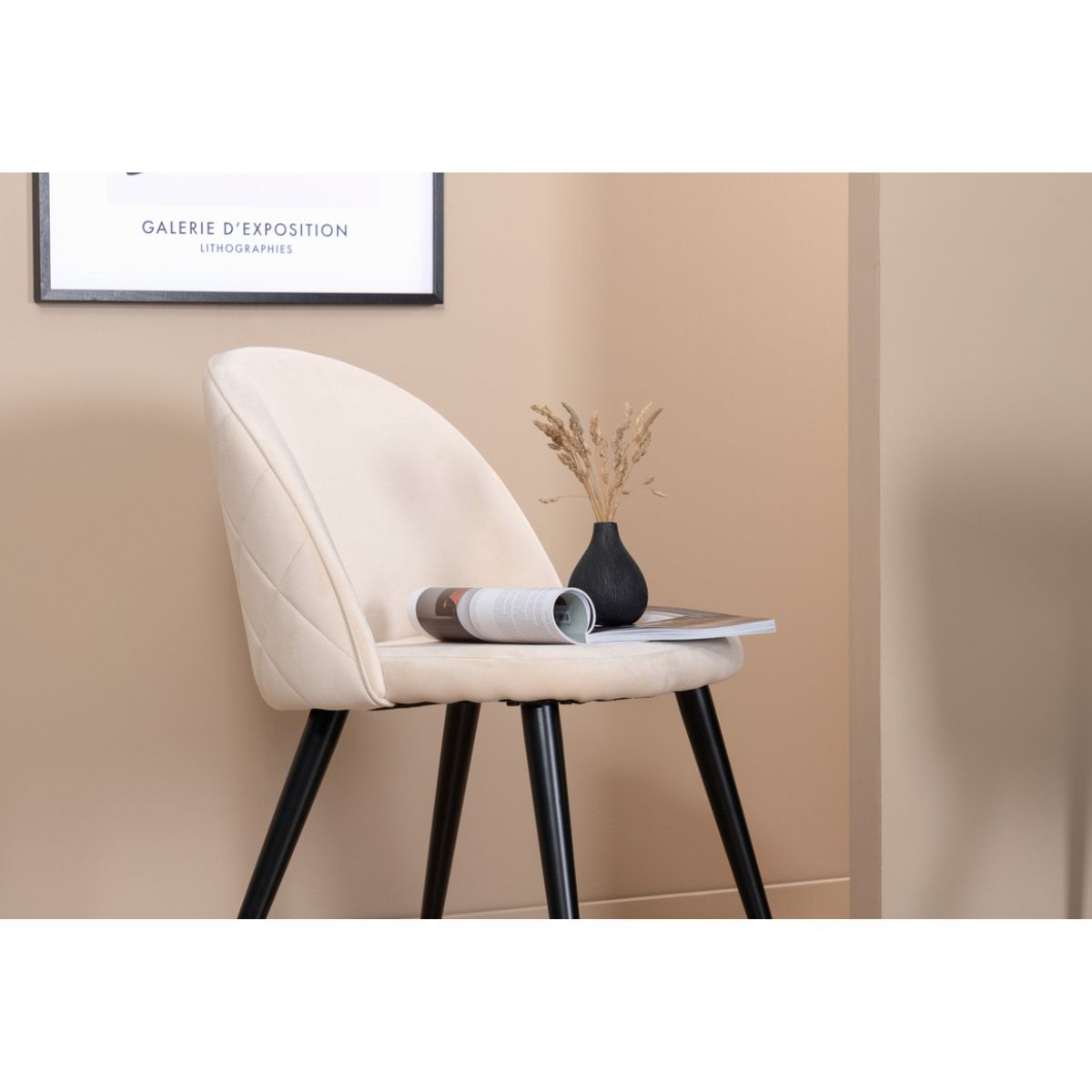 Velvet Dining Chair Venture Design Spisestol