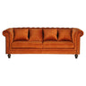Velvet 3-Seat Sofa Venture Design Sofa