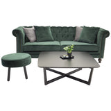 Velvet 3-Seat Sofa