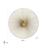 Klokke Audrey gull Richmond Interiors Veggur