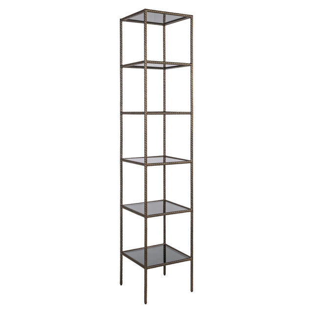 Displayskap Sheridon gull Richmond Interiors Vitrineskap