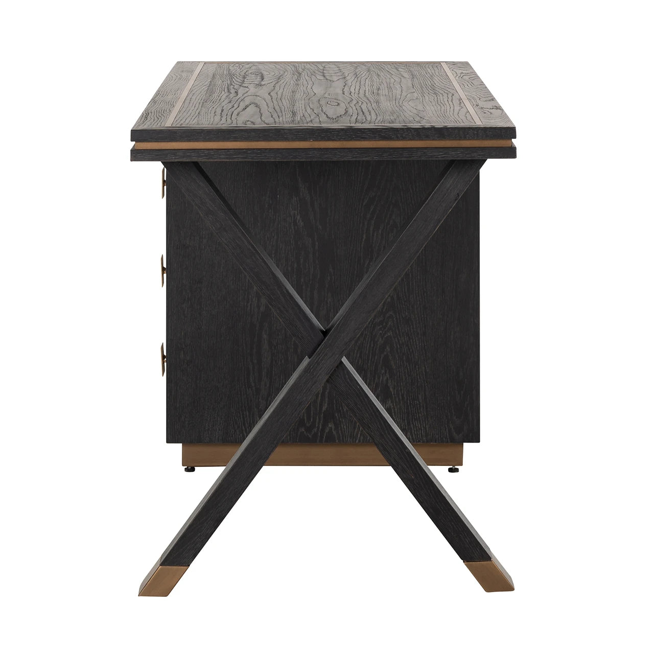skrivebord Hunter svart rustikk Richmond Interiors Skrivebord