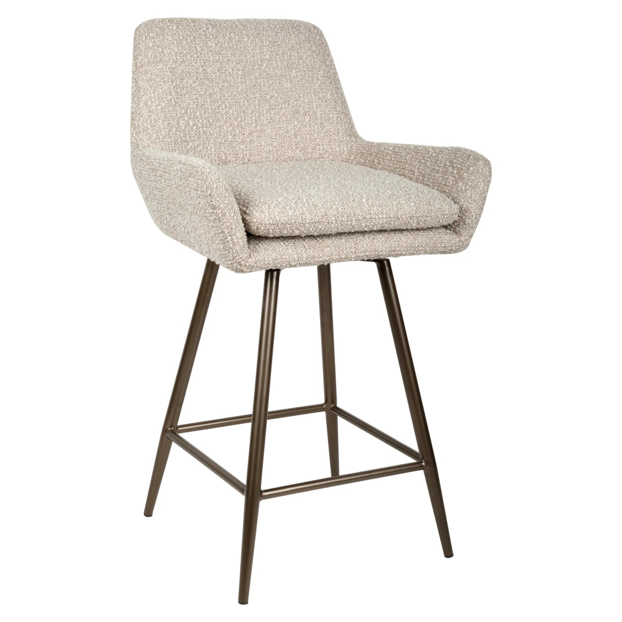 Counter stool Linsey natural chunky Set of 2 Richmond Interiors Barstol