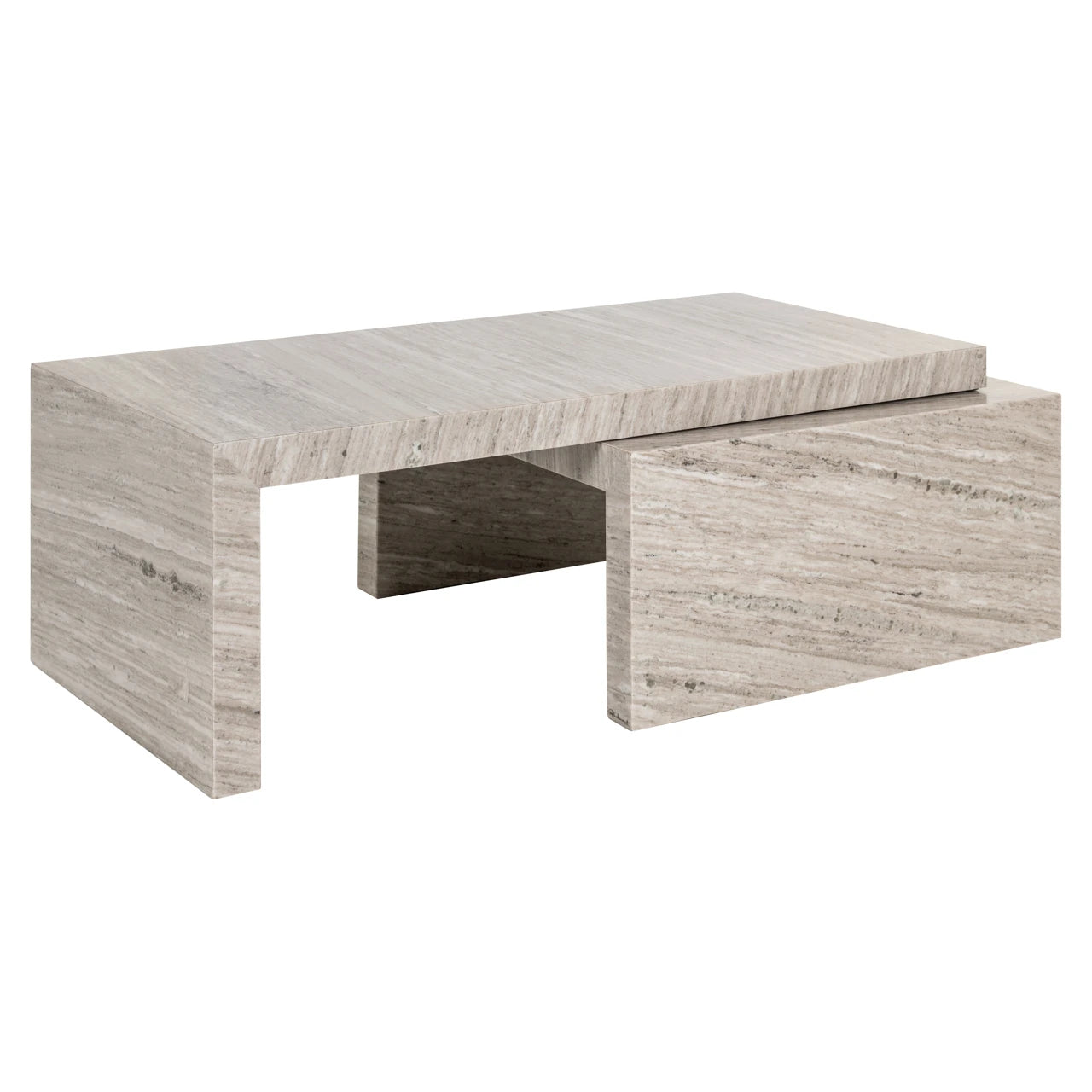 Salongbord Novaz sand Sett med 2 Richmond Interiors Sofabord