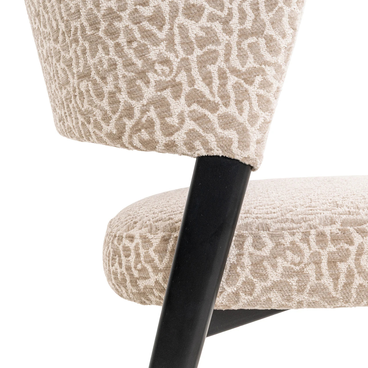 Spisestol Zeno beige leopard Richmond Interiors Spisestol