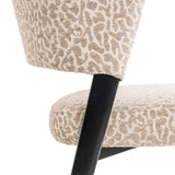 Spisestol Zeno beige leopard Richmond Interiors Spisestol