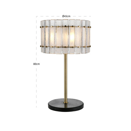 Bordlampe Felina bronse Richmond Interiors Bordlampe
