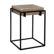 Endebord Calloway champagnegull Richmond Interiors Sidebord