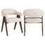Spisestol Mori kremfarget tweed brannhemmende Richmond Interiors Spisestol