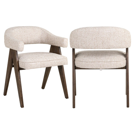 Spisestol Mori kremfarget tweed brannhemmende Richmond Interiors Spisestol