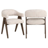 Spisestol Mori kremfarget tweed brannhemmende Richmond Interiors Spisestol