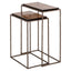 Endebord Villano bronse sett med 2 Richmond Interiors Sidebord