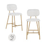Counter stool Xenia white bouclé sett med 2 Richmond Interiors Barstol