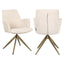 Spisestol Dakota niagara beige sving med armlene Richmond Interiors Spisestol