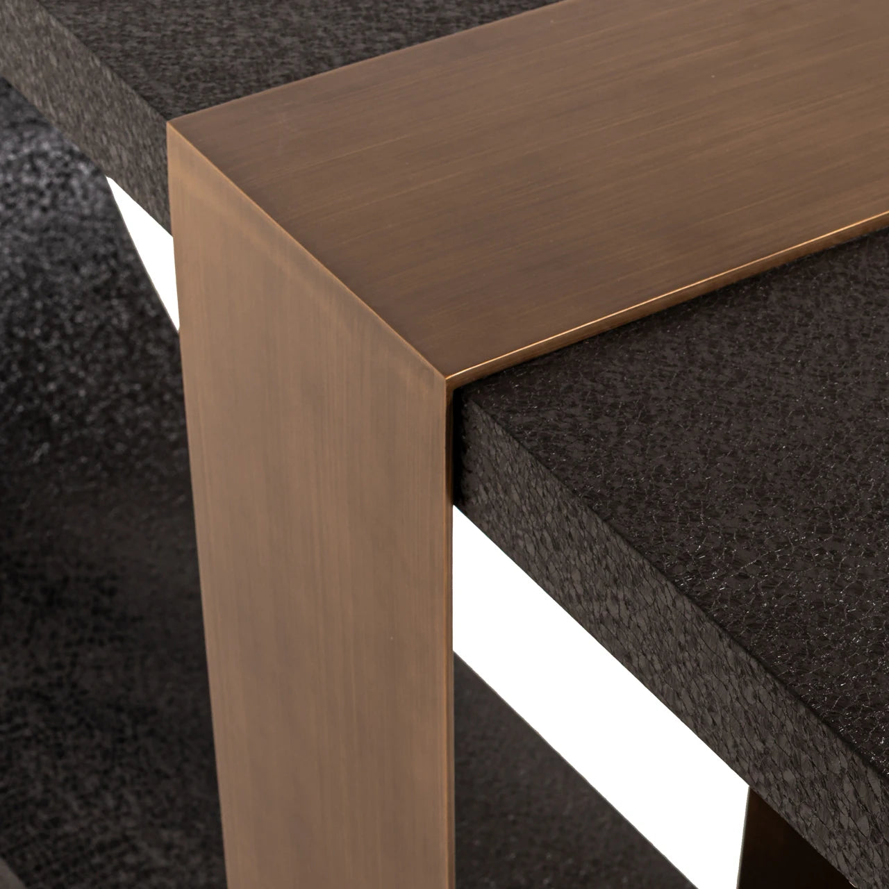 Konsoll Alexander Jones svart/gull Bazel Richmond Interiors Konsollbord