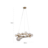 Chandelier Yosie børstet gull Richmond Interiors Taklampe