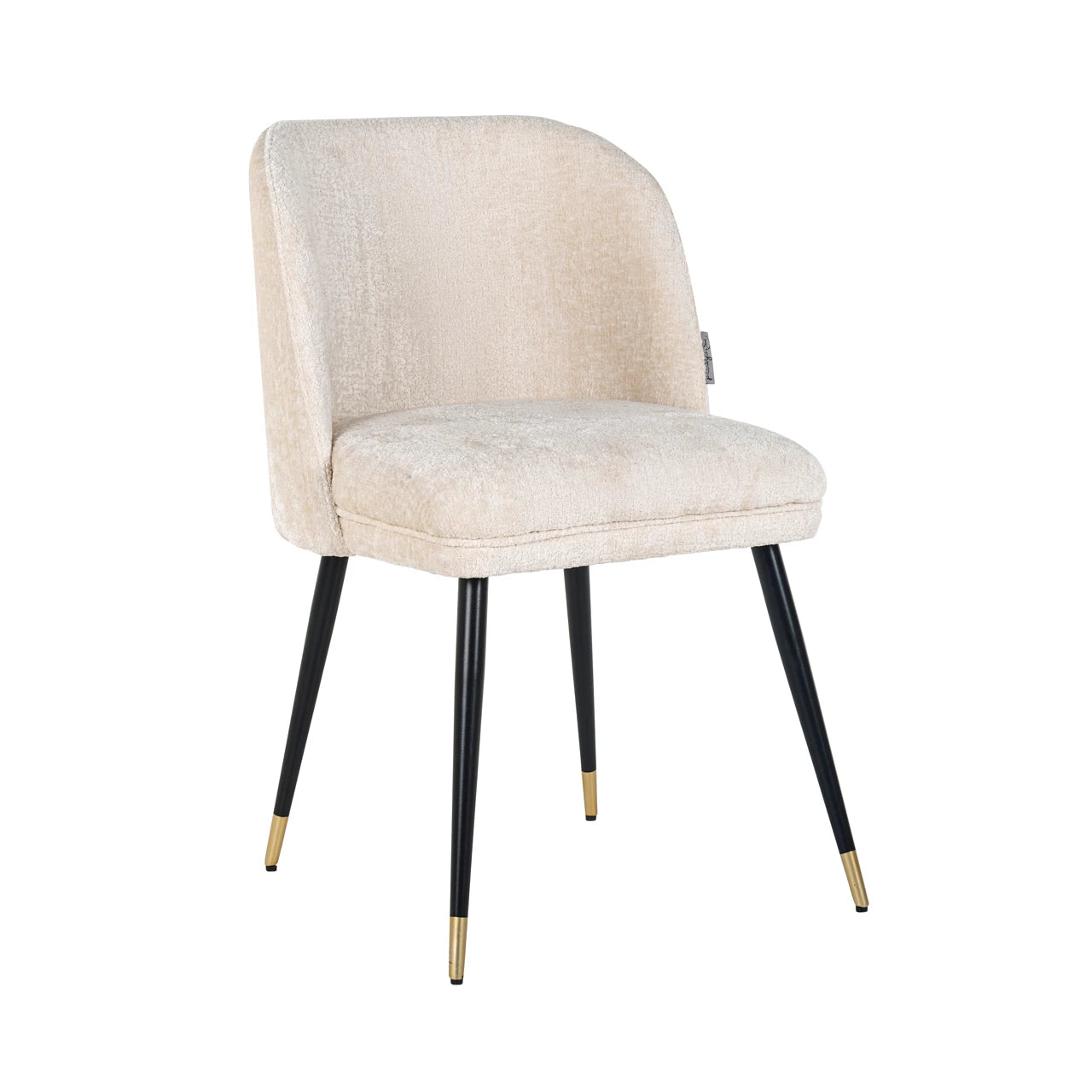 Spisestol Alicia FR hvit chenille brannhemmende Richmond Interiors Spisestol