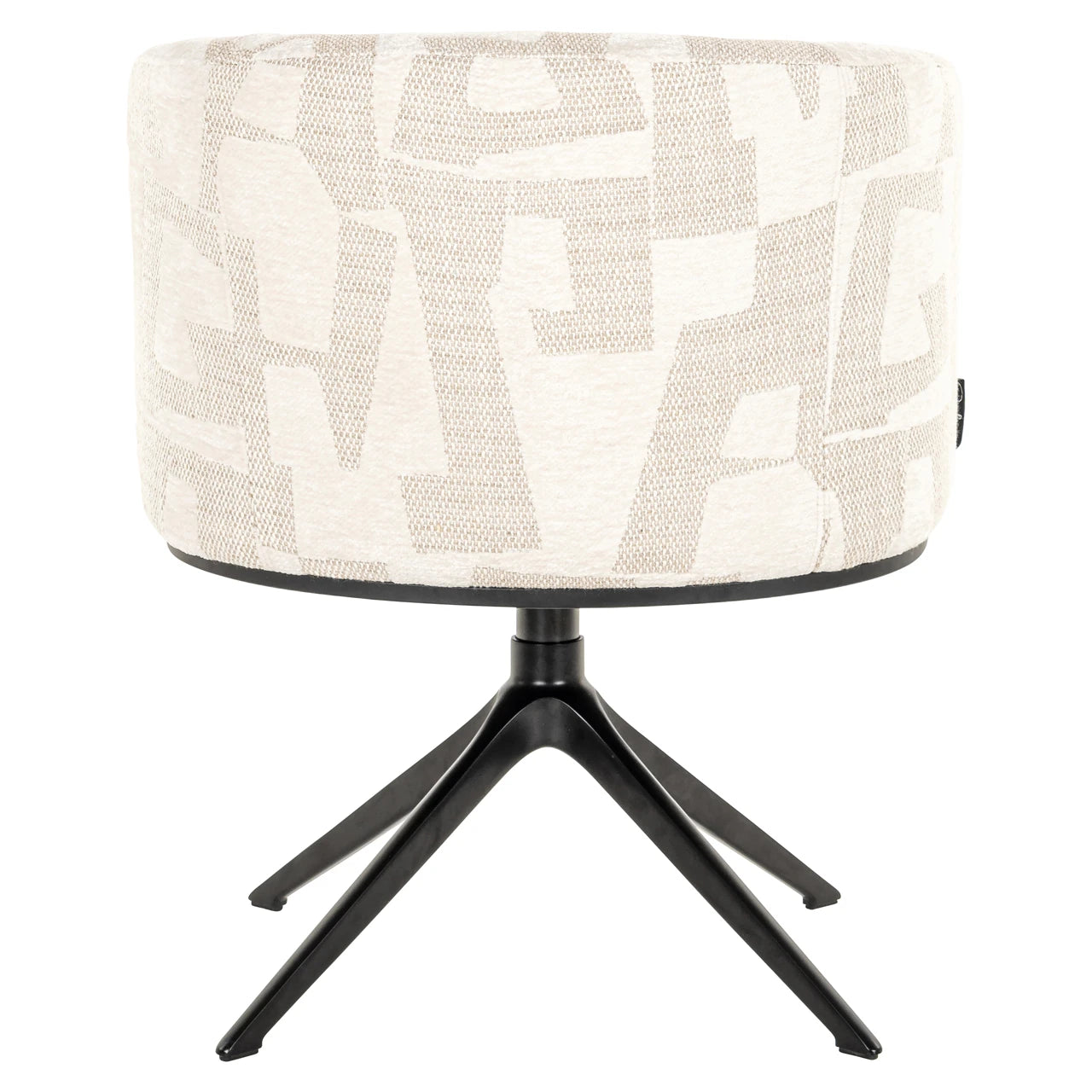 Spisestol Cheyenne beige graffic svingbar Richmond Interiors Spisestol