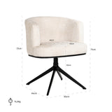 Spisestol Cheyenne niagara beige dreibar Richmond Interiors Spisestol