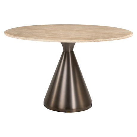 Spisebord Montgommery beige 130Ø Richmond Interiors Spisebord