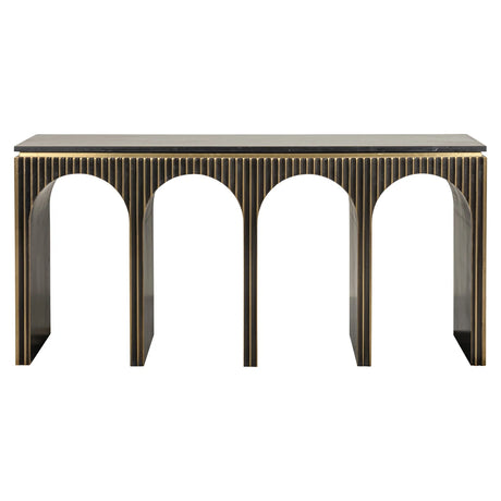 Console Les Arcs børstet gull Richmond Interiors Konsollbord