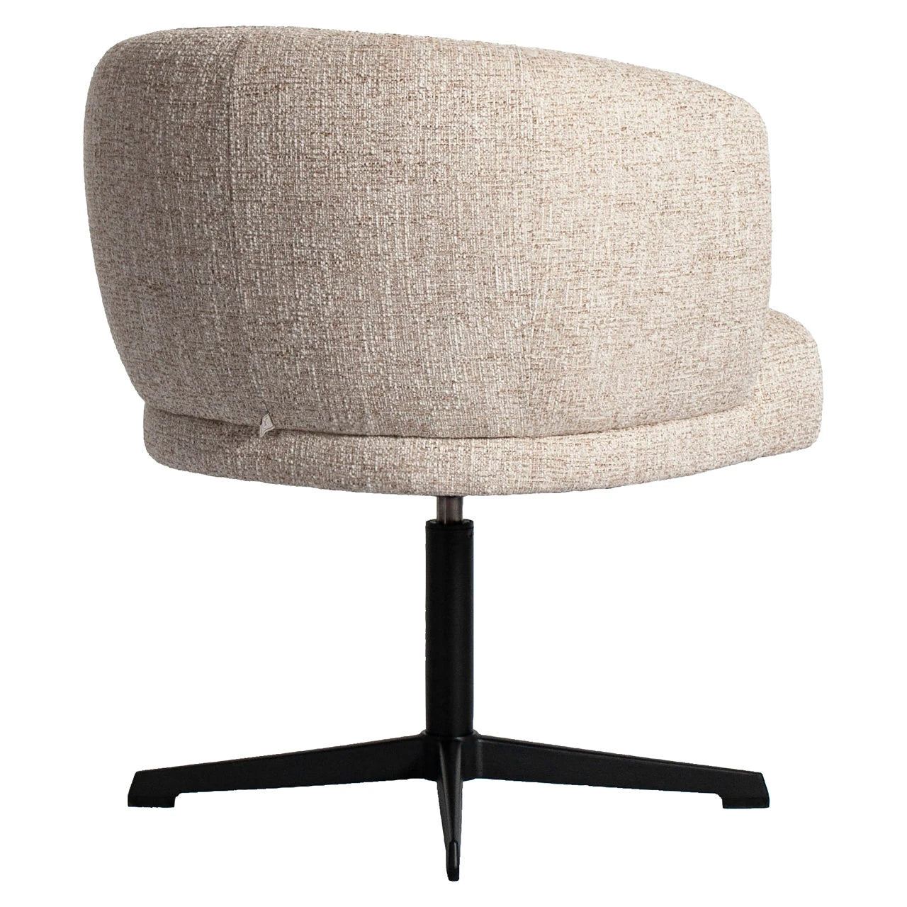 Spisestol Dinan kremfarget tweed flammehemmende - svingbar Richmond Interiors Spisestol