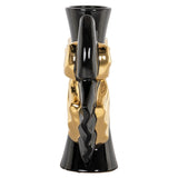 Vase Danai svart/gull Richmond Interiors Vase