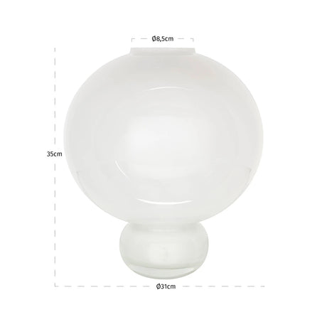 Vase Mireva hvit Richmond Interiors Vase