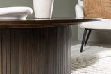 Bianca Sofa Table oval Venture Design Sofabord