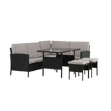 Knock Corner Sofa Set Venture Design Loungegruppe